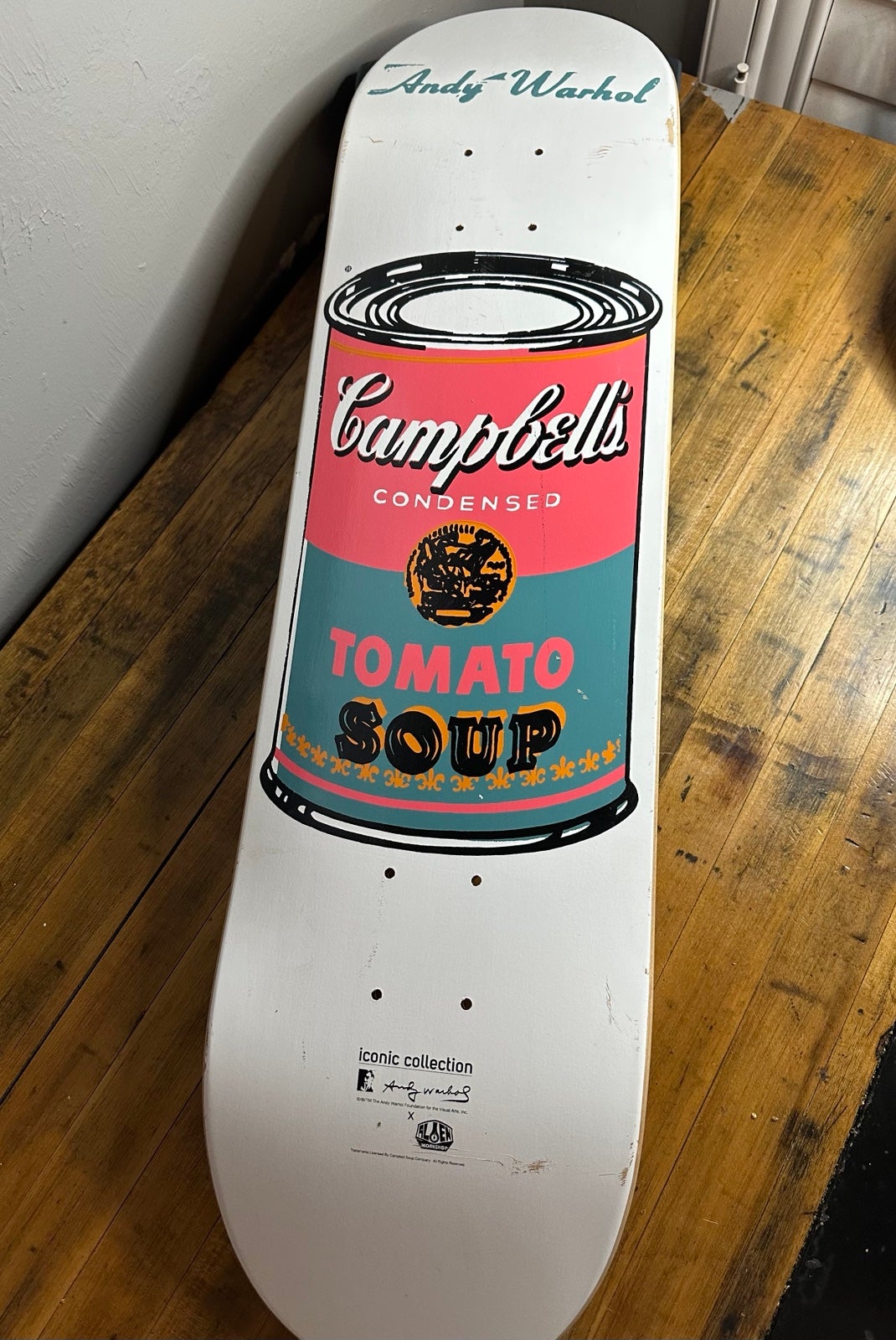 Andy Warhol Campbels Soup Can Skateboard Deck Alien Workshop