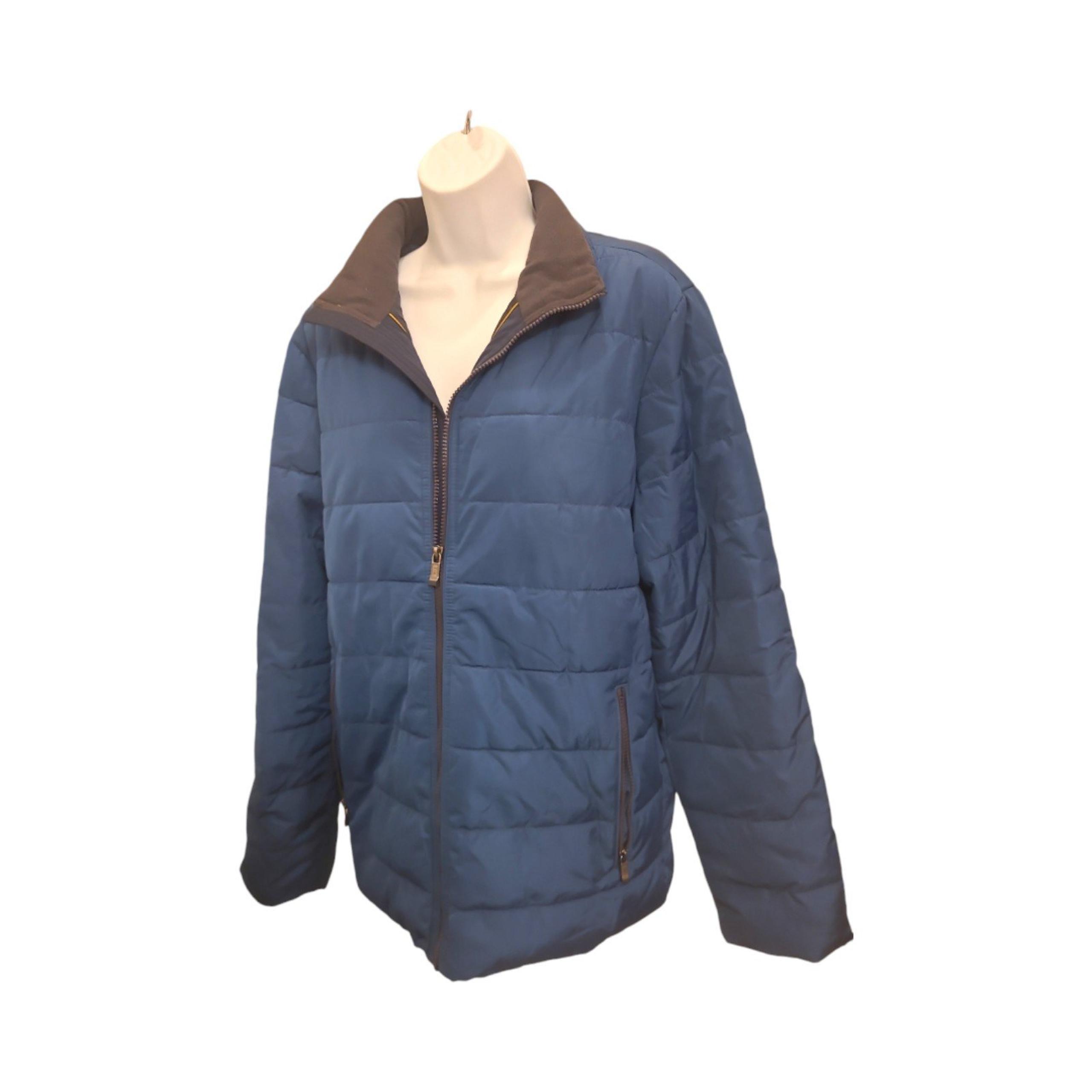 Jacket blue puffer coat medium by weatherproof