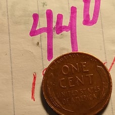 1944nm 1944D 1946D pennies 335.00 coins