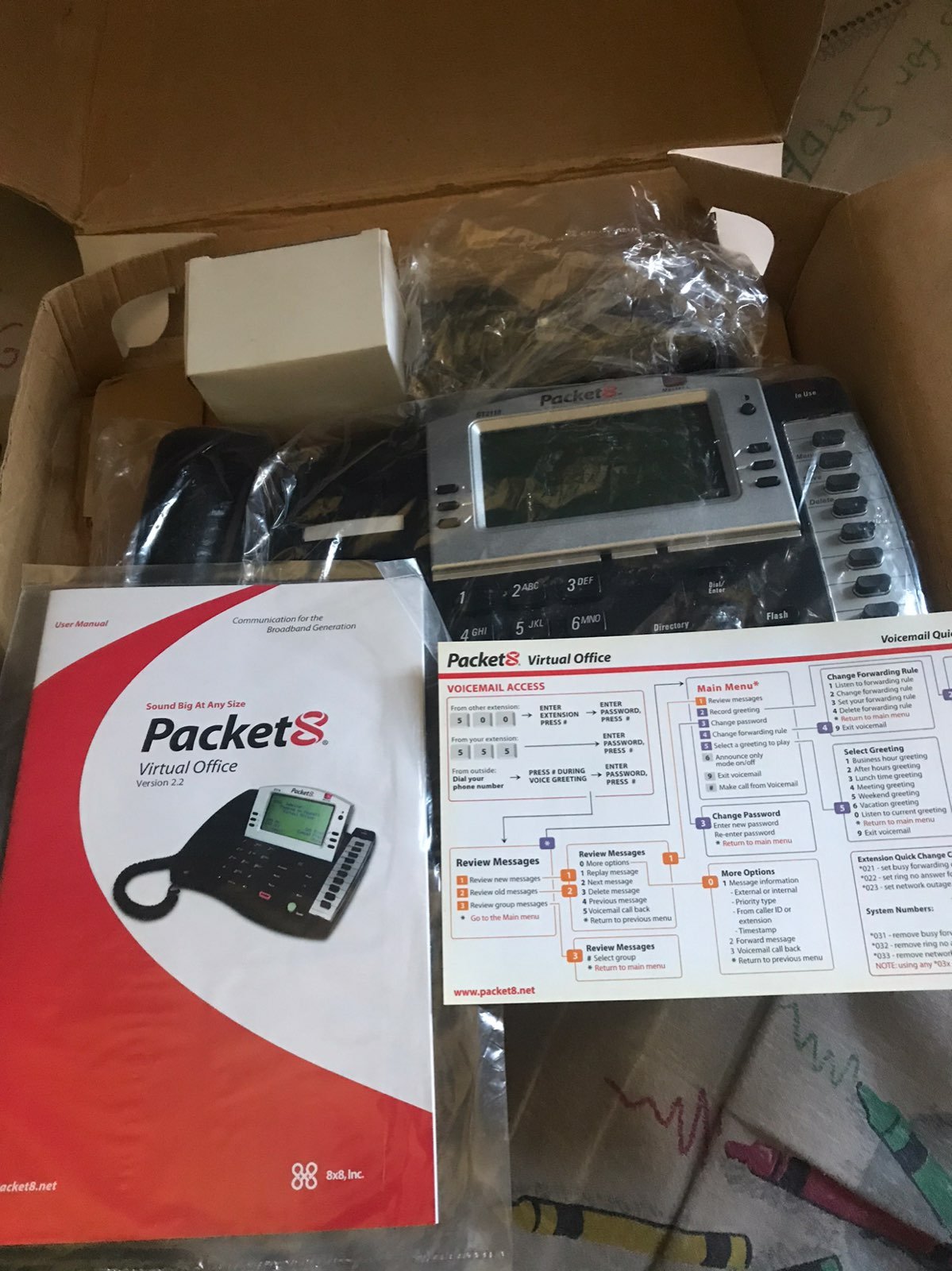 Office phone packet 8