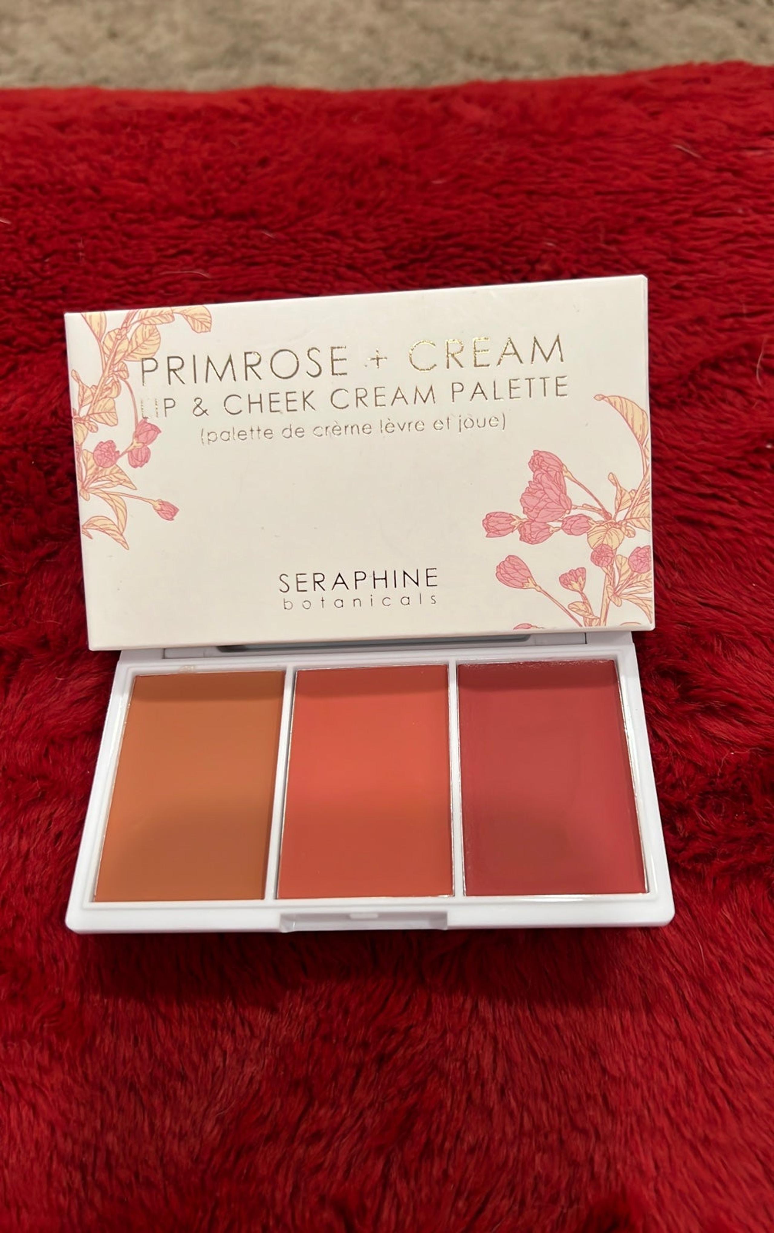 Lip and cheek cream palette