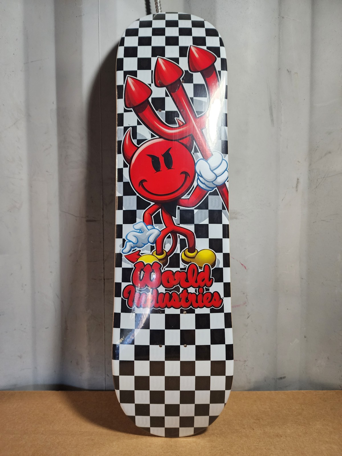 World Industries Devilman Checkers 8.1 Skateboard Deck