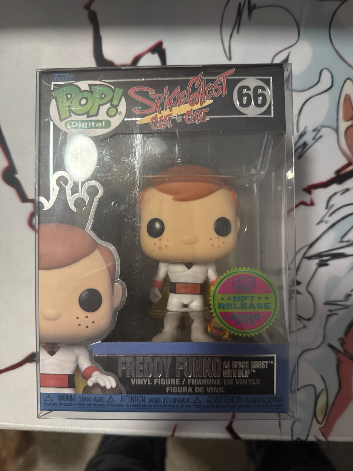 Funko Pop NFT Freddy Funko as Space Ghost #66 3000 pc