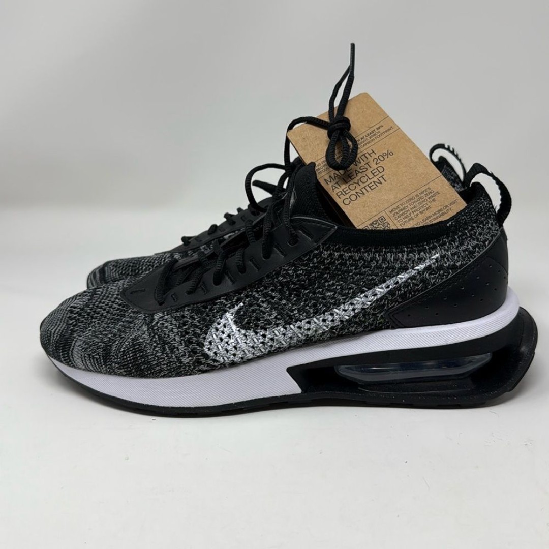 NWT Nike W Air Max Flyknit Racer DM9073-001 Black White Oreo Women’s 8