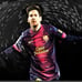 Lionel Messi Framed Canvas 16 x 20