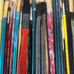 45 ASSORTED mostly VINTAGE ARTIST PAINT BRUSHES, lot