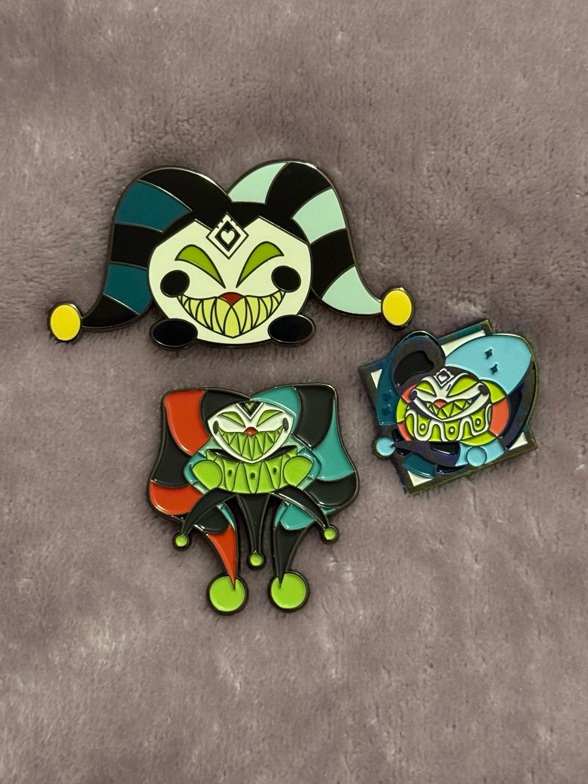 Helluva boss Robo Fizzarolli fan made pin bundle
