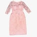 JJs House Lace Midi Formal Mother Of The Bride Dress Pink Size 6