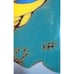 Pacific Blue Tile Trivet Tropical Fish Hand Painted USA Framed in Wood 7