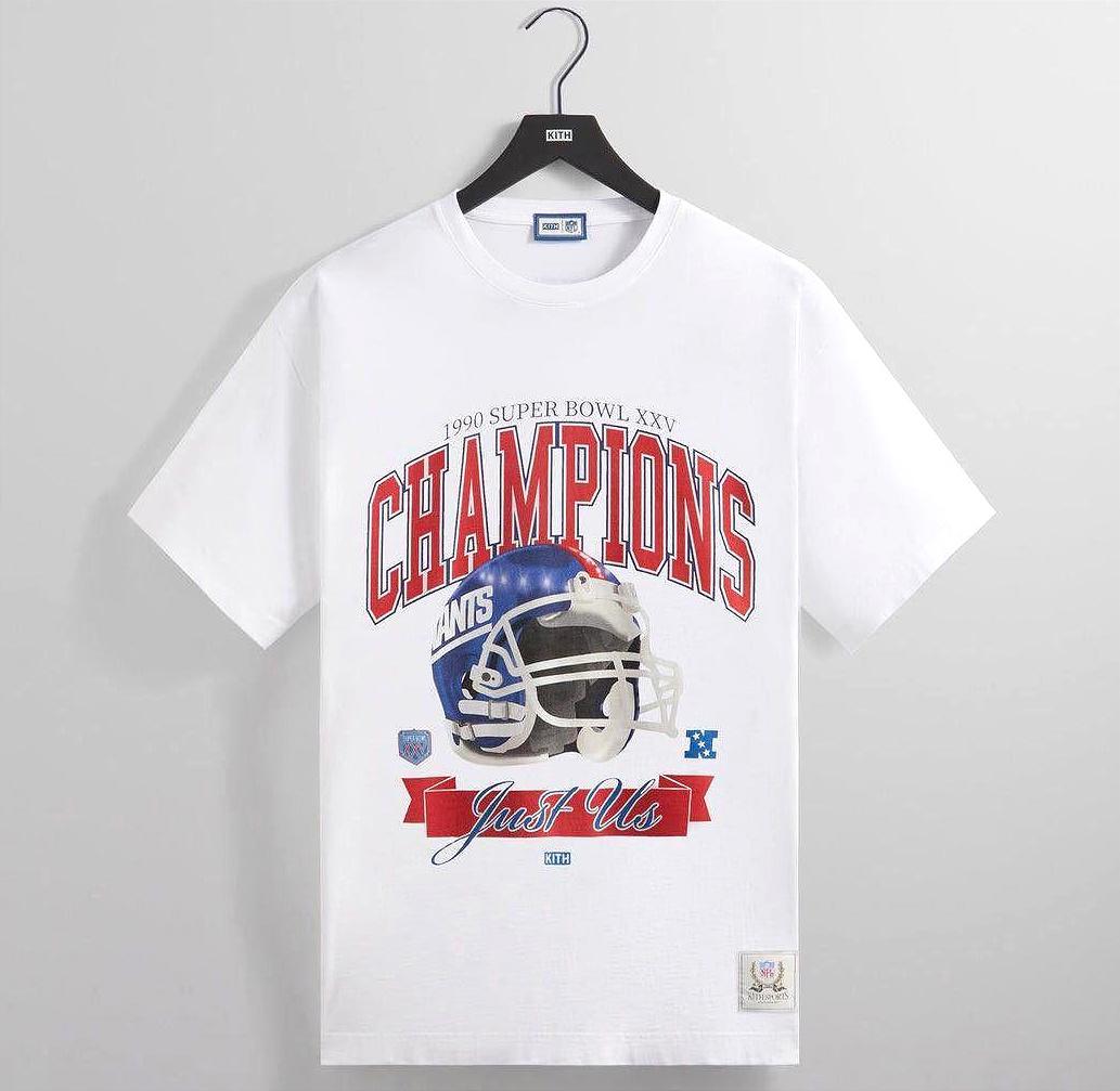 Kith x NFL Giants Super Bowl Vintage Tee Size XXL