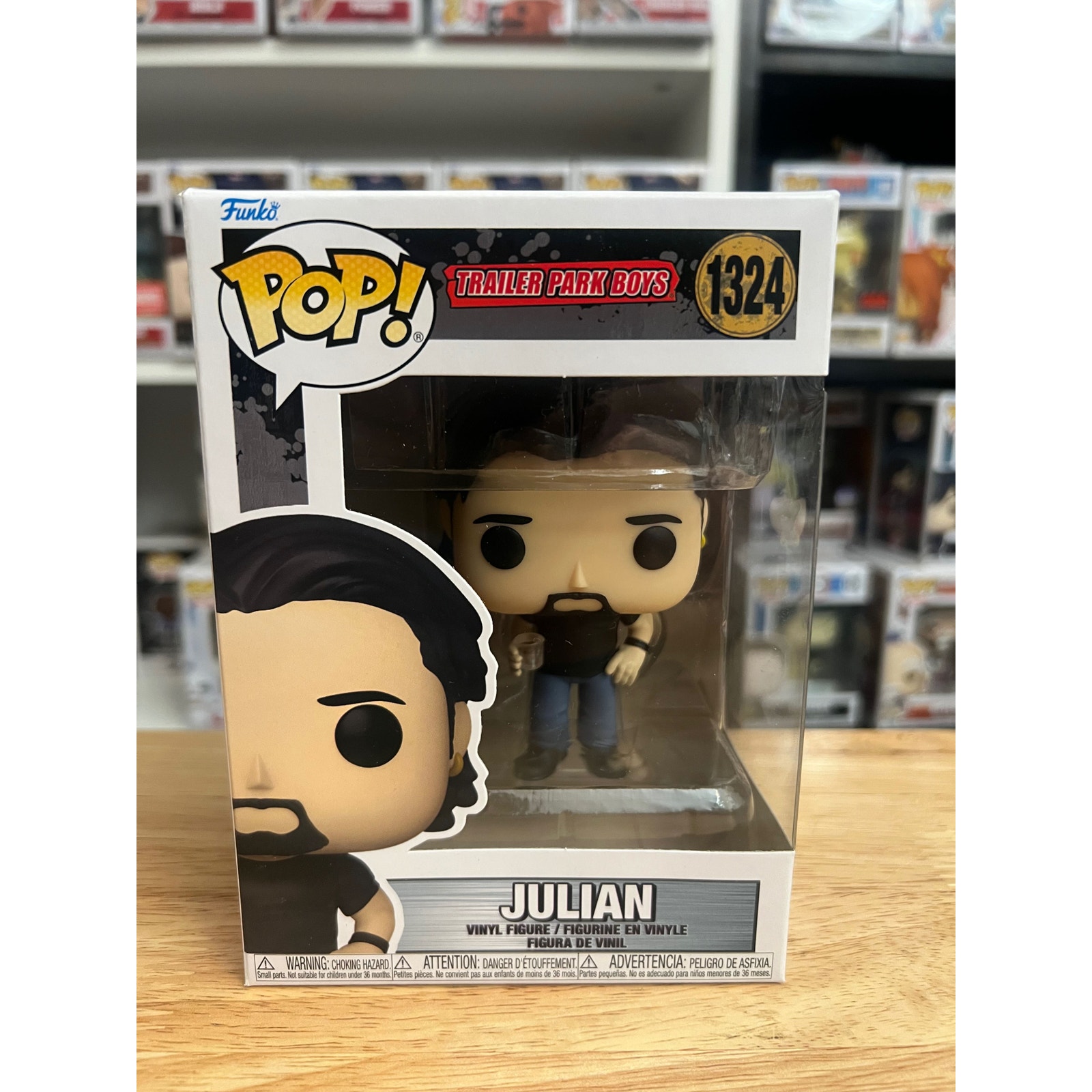Julian with Drink Trailer Park Boys Funko Pop #1324 Television Comedy Canada
