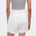 Madewell Clean Button-Tab 100% Linen High Rise Shorts in Eyelet White Sz 2 NEW