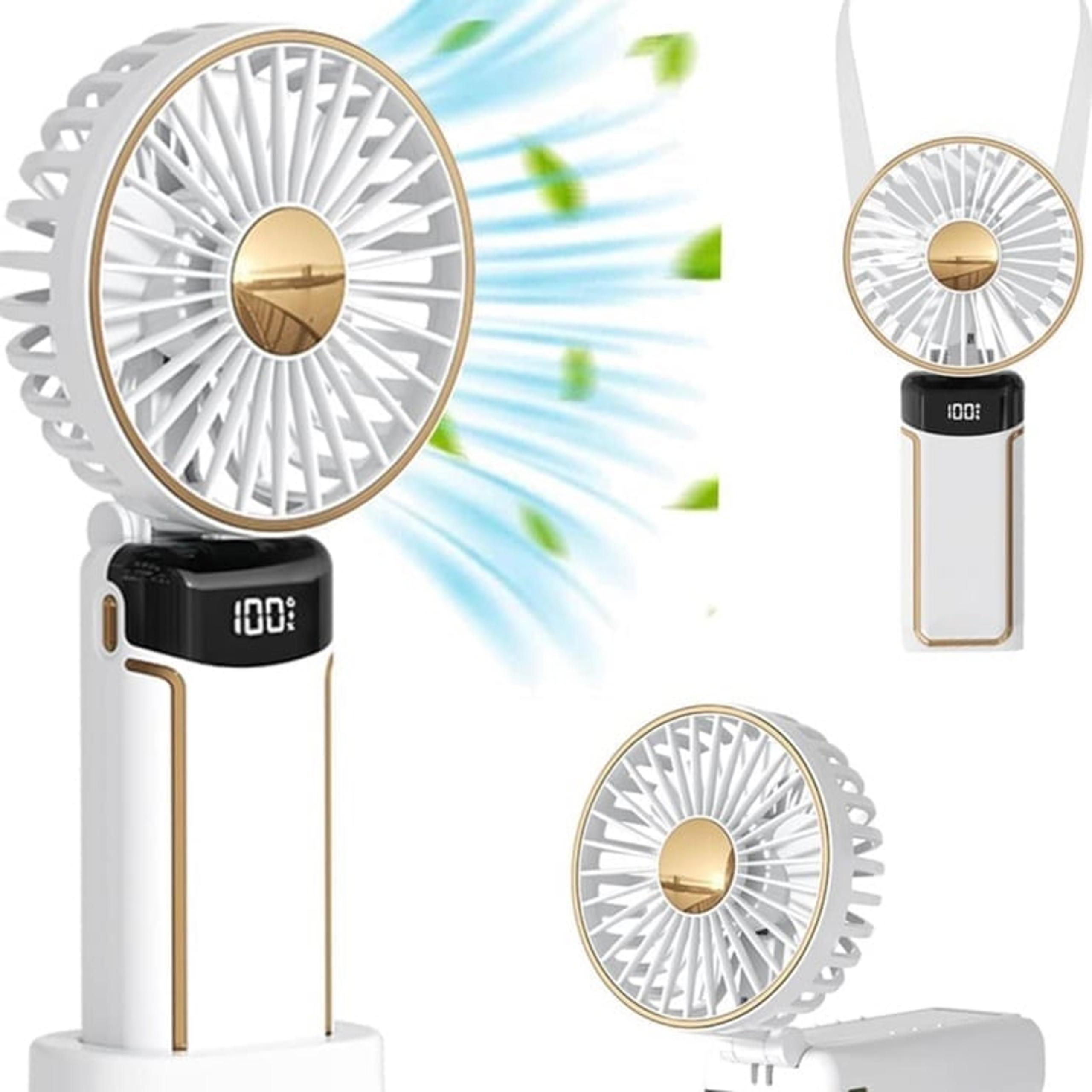 New Handheld Fan Portable, [8-20H Cooling Time] Mini USB Hand Fan,5000mAh Batter