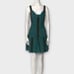 Herve Leger Avery Bandage Dress in Teal and Black Women’s Size S