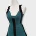 Herve Leger Avery Bandage Dress in Teal and Black Women’s Size S