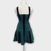 Herve Leger Avery Bandage Dress in Teal and Black Women’s Size S
