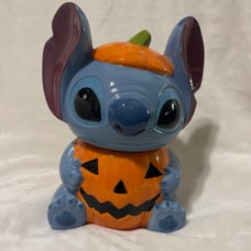 Stitch Jack o lantern cookie jar