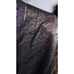 VTG Velvet Satin Paisley Border Sleeveless Maxi Dress - Large I40015