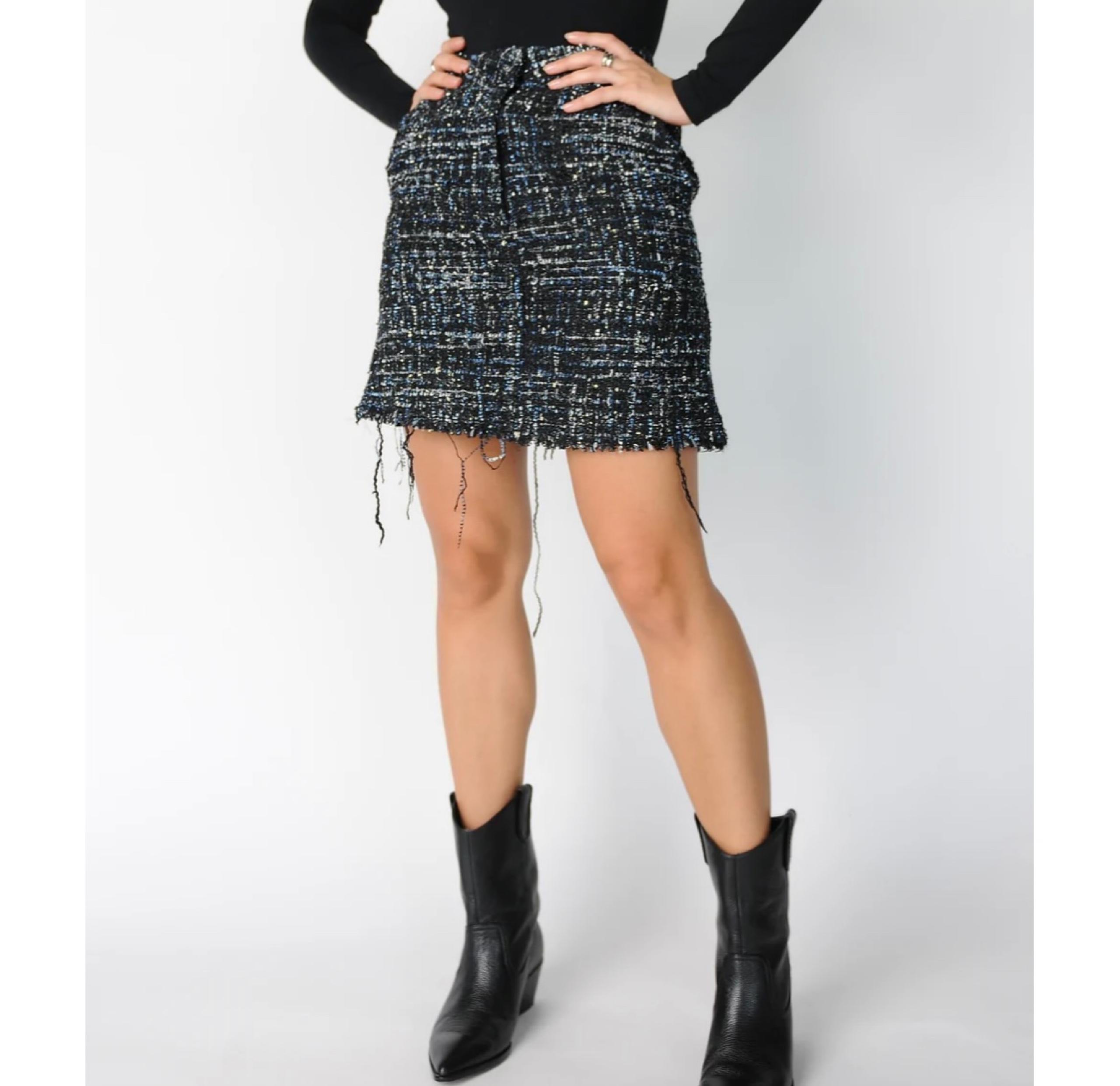 Nine West career casual tweed skirt size 6