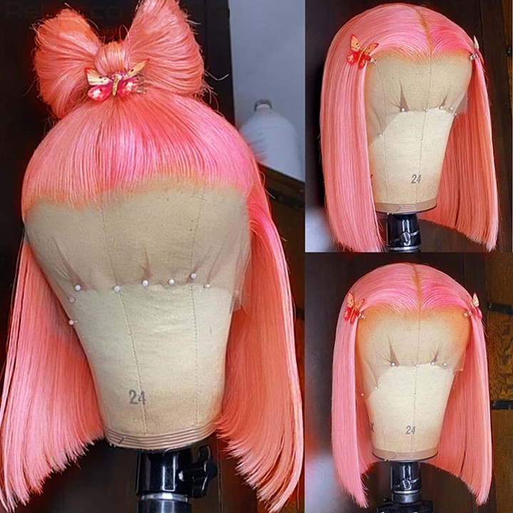 lace front wig human hair 12'