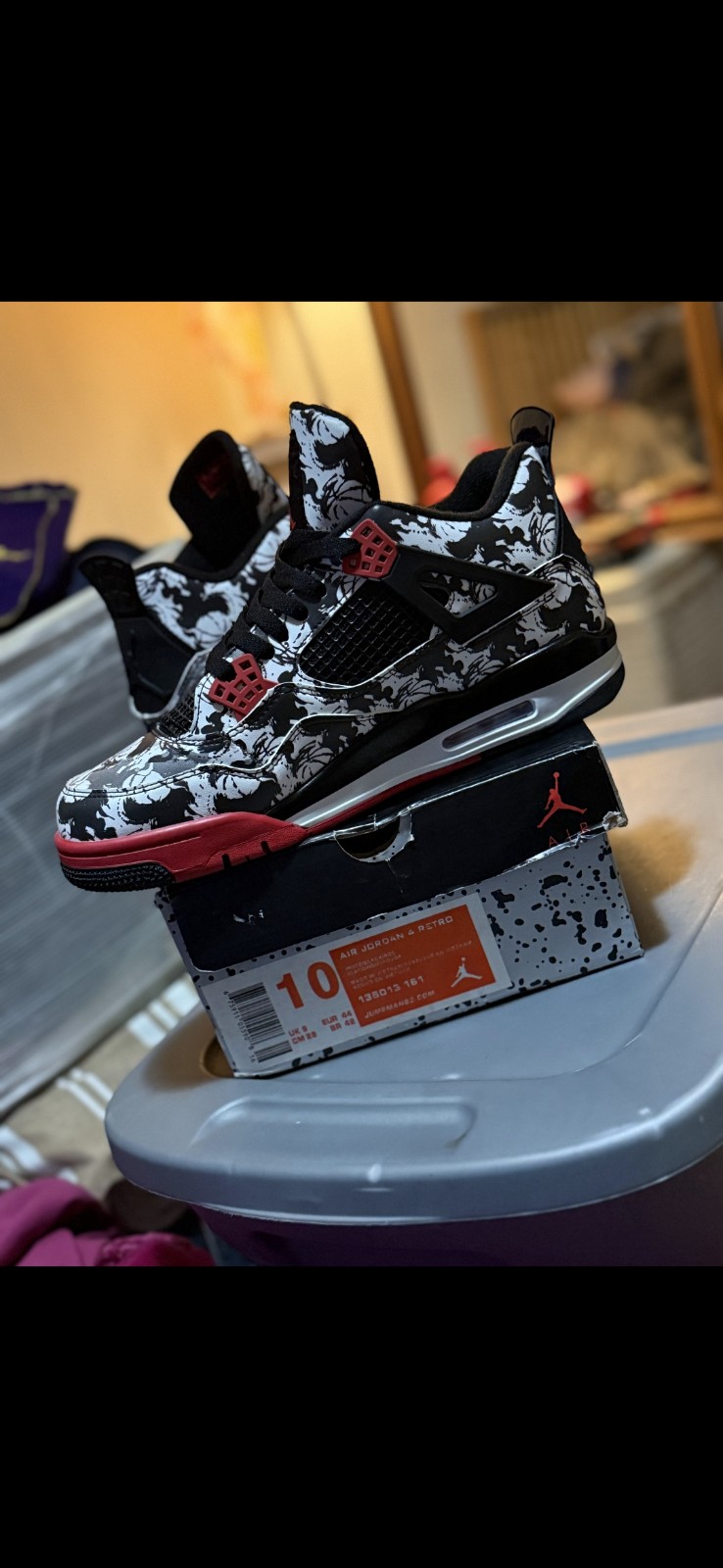 Air Jordan Retro 4 Tattoo edition Size 10 Mens