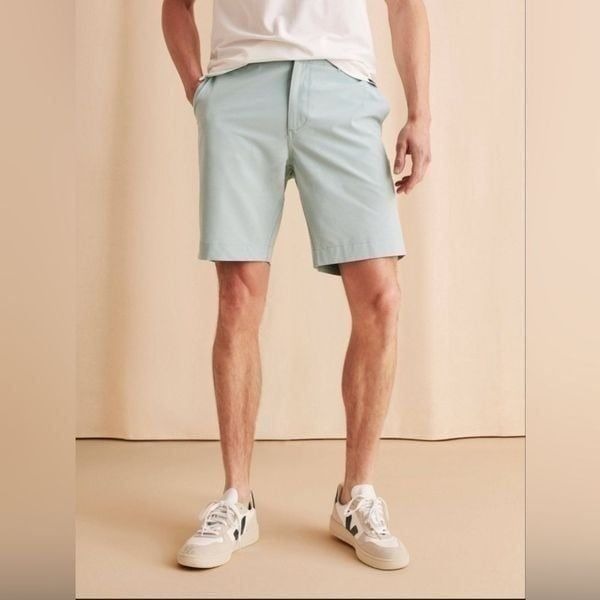 Faherty Belt Loop All Day Shorts 9”, Seafoam