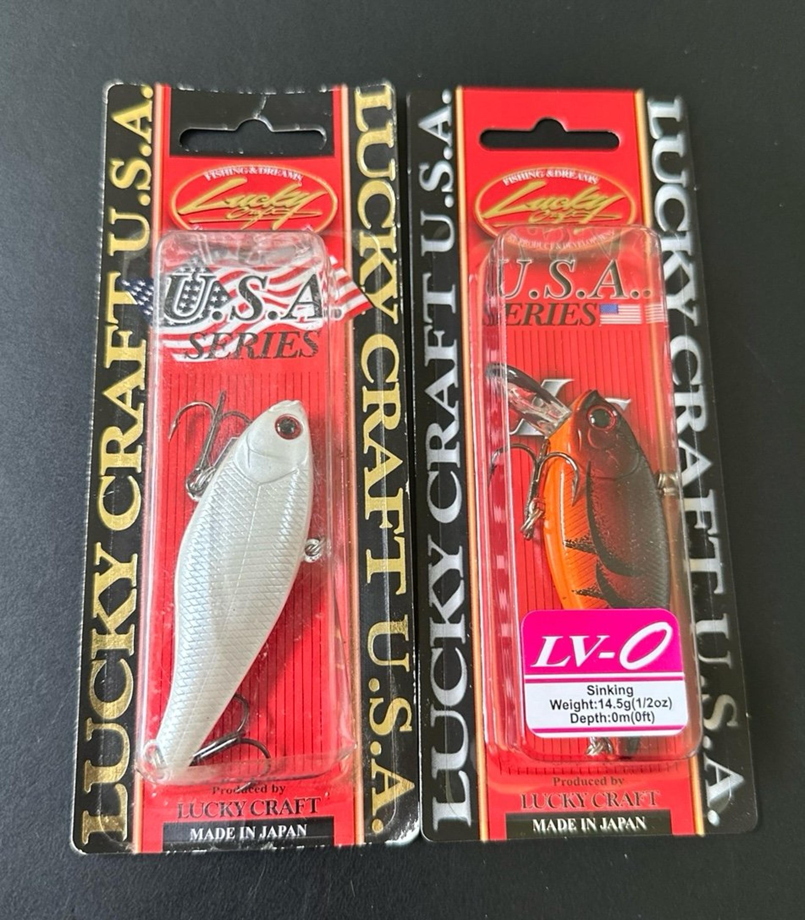 NOS Lucky Craft Crankbait Fishing Lures (Lot of 2)