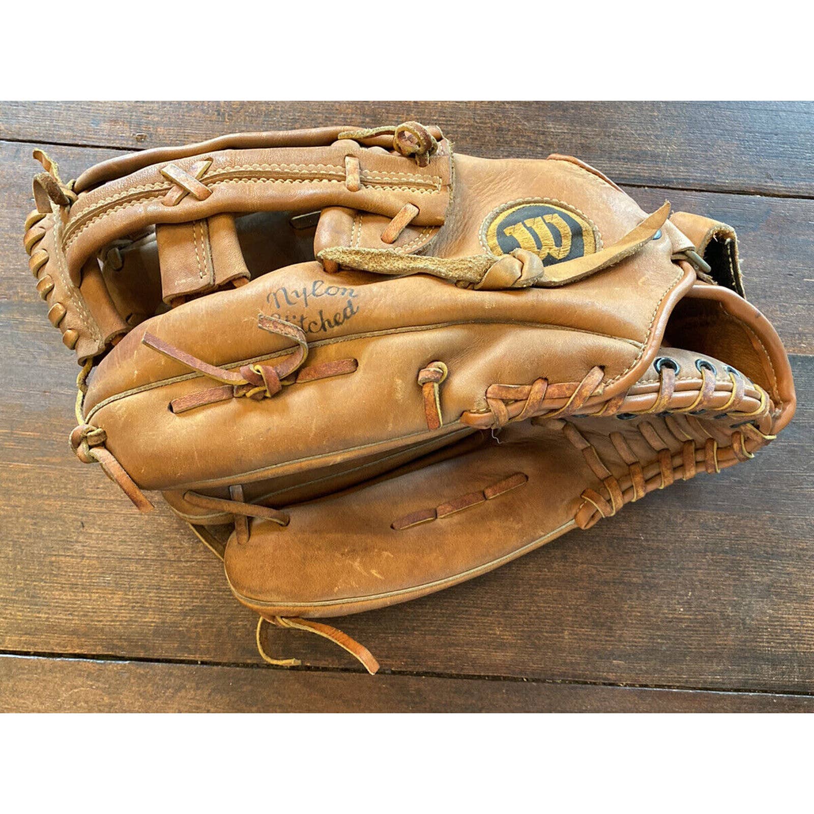 Wilson Baseball Softball Leather Glove/Mitt 9812 14 Snap Action LHT