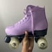 Purple roller skates