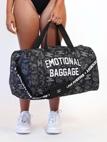 EMOTIONAL BAGGAGE BLACK PRINTED