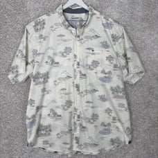 Tommy Bahama ST324640 Short Sleeve Cotton Tiki Shirt XXL