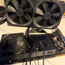 Nvidia GeForce 1080 8gb GPU with NZXT cooler!