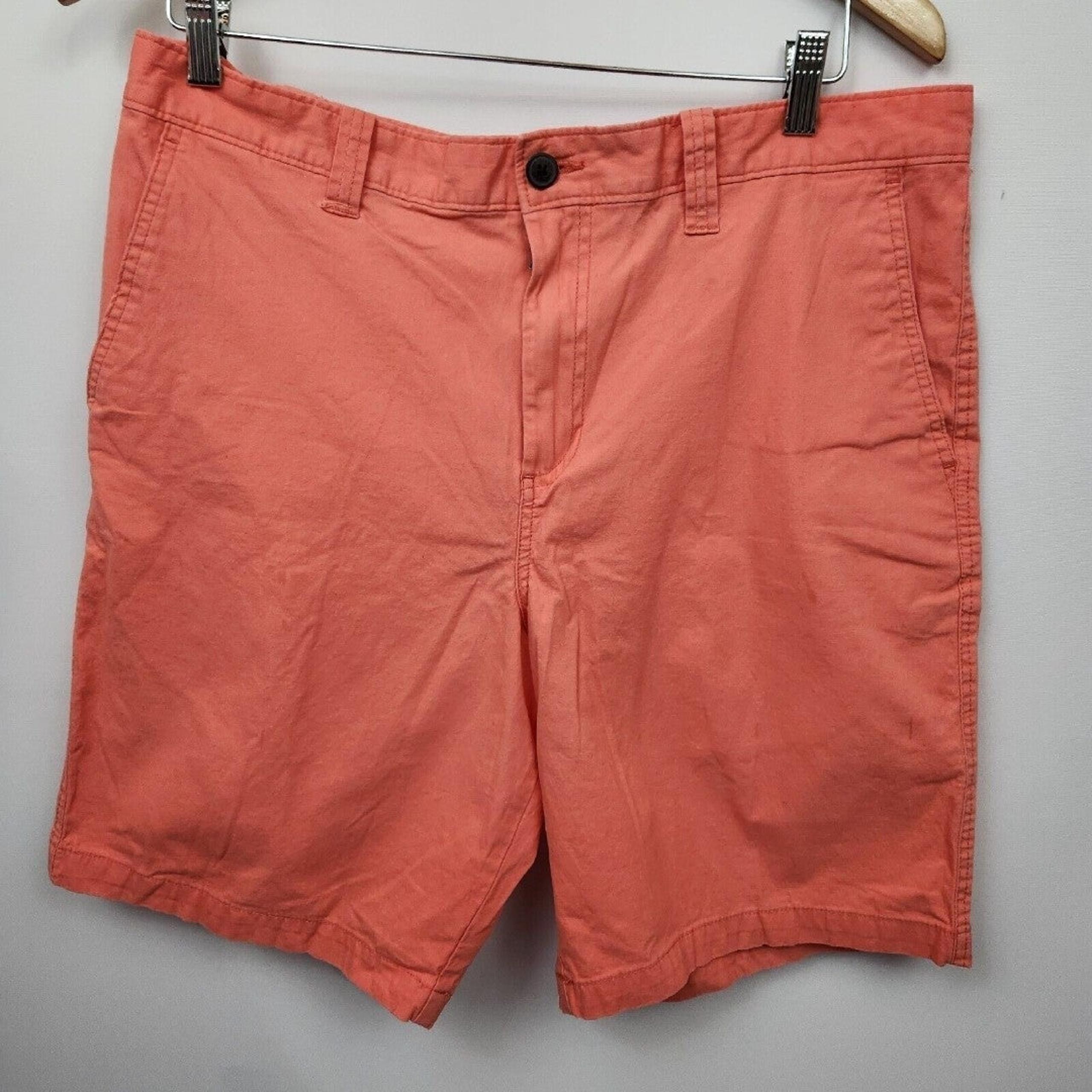 Men's Orange/pink Magellan Chino Shorts Size 33