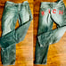 VINTAGE Y2K JOHN RICHMOND “RICH” BAGGY DISTRESSED JEANS FROM ITALY MENS SIZE 34