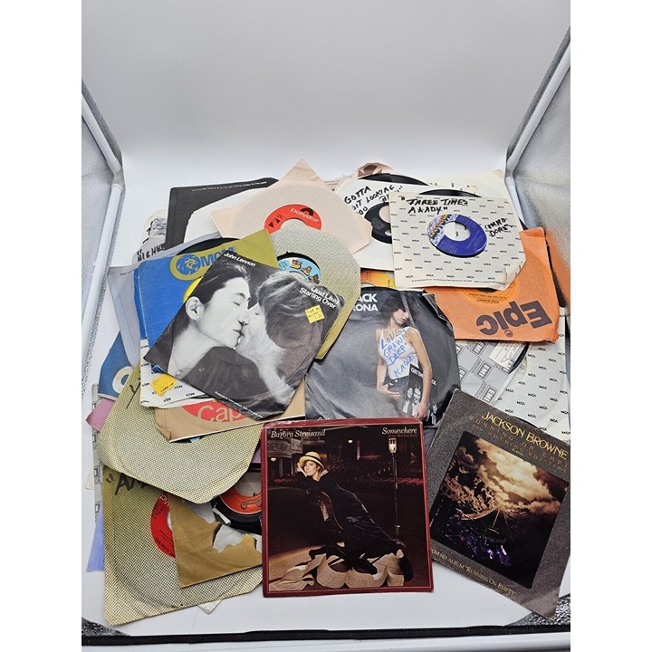 Vintage 1970s, 1980's, 1990's 45rpm Records Appx 97 Various Artists