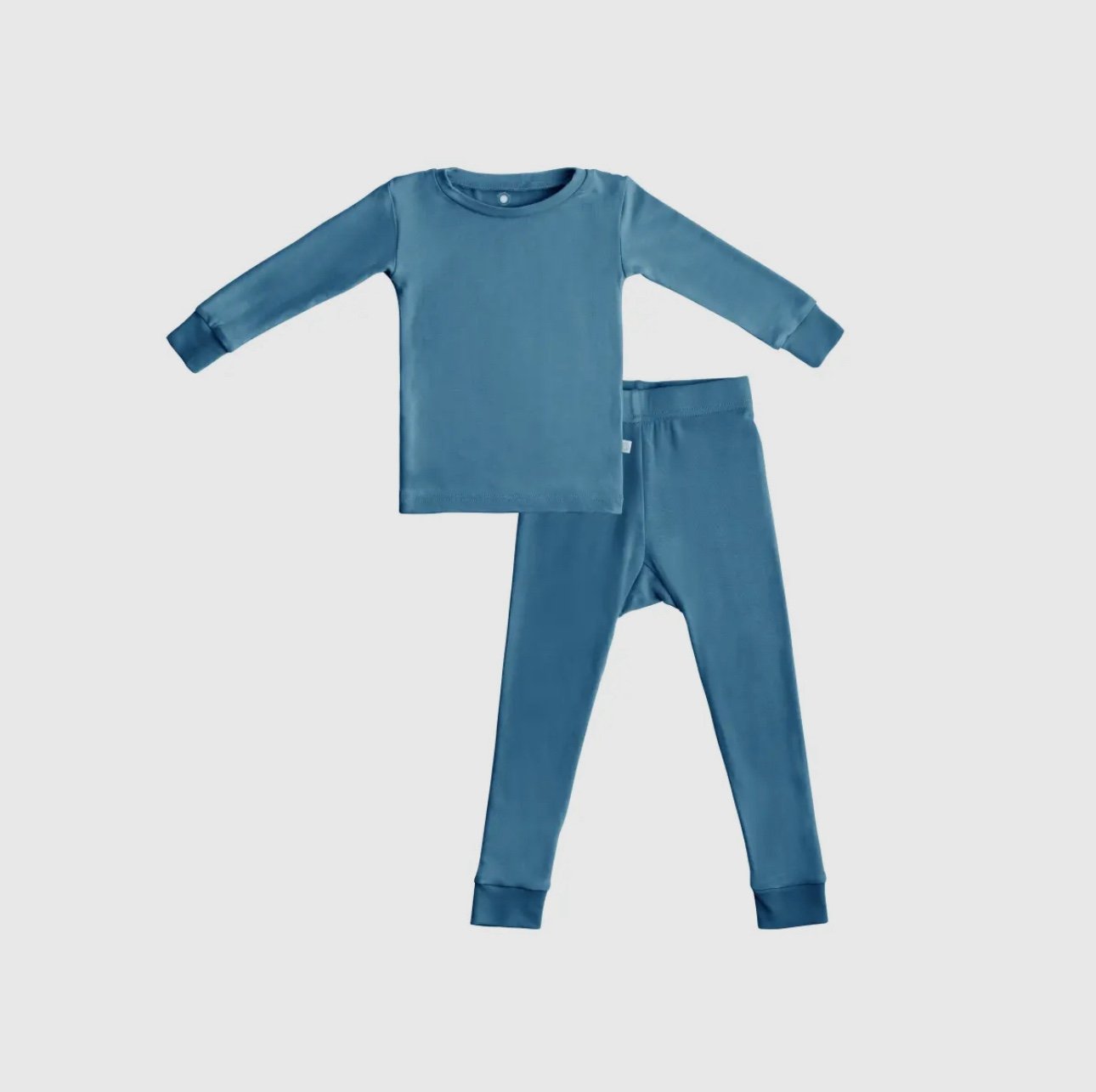 Toddler Unisex Bamboo Pajamas- Ocean Blue