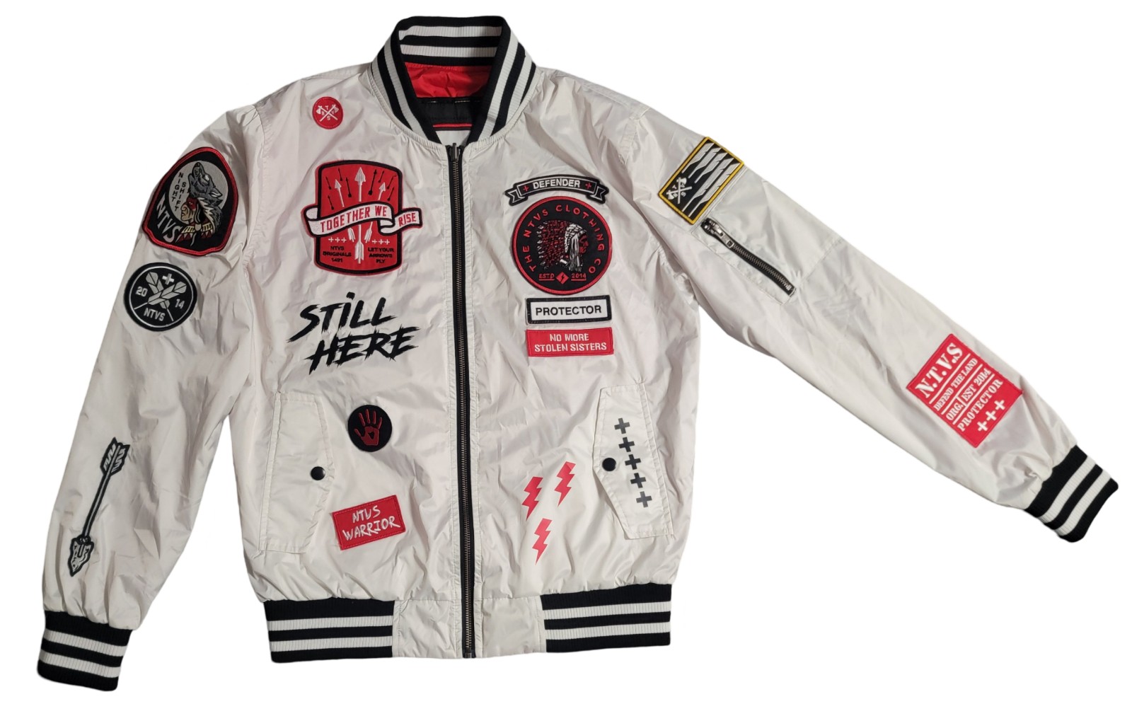 NTVS Half Native Reversible Bomber Jacket *Like New*