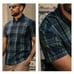 Taylor Stitch Short Sleeve button-down shirt men’s XS The Jack In Green Madras