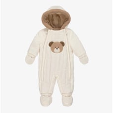 Mayoral Beige Padded Baby Snowsuit size 18 months