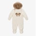 Mayoral Beige Padded Baby Snowsuit size 18 months