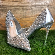New Steve Madden Womens Clear Pumps Size 8.0