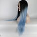 Realitystar blue ombre lace front wig