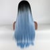 Realitystar blue ombre lace front wig