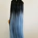 Realitystar blue ombre lace front wig
