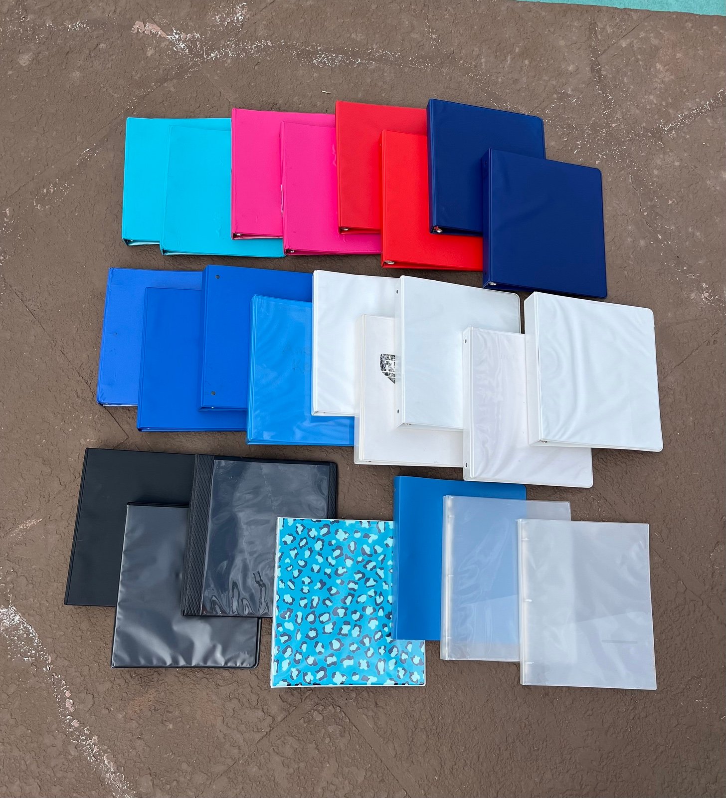 24 New to EUC 3-ring binders and report covers