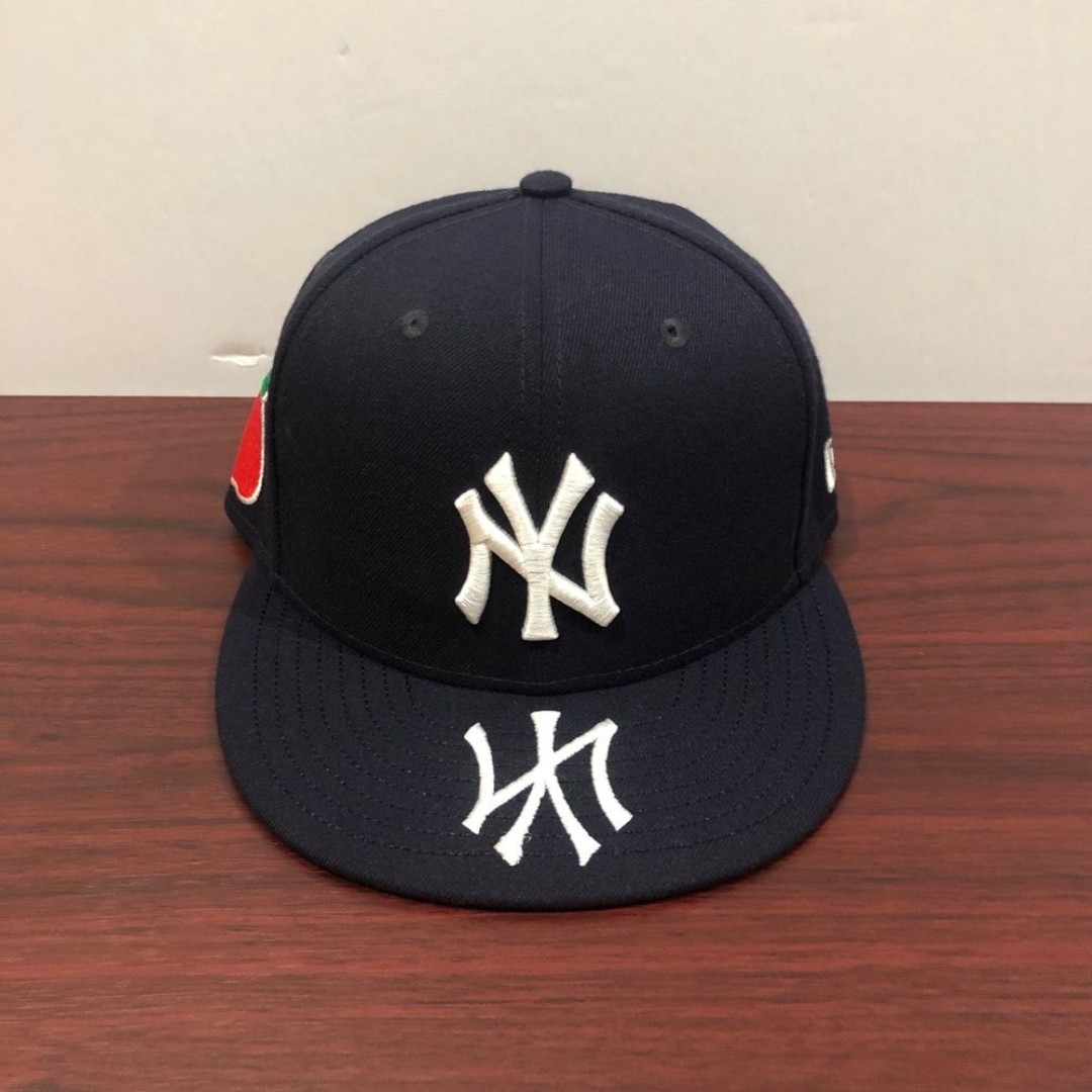 New Era, 59Fifty Fitted Hat, New York Yankees, Blue & White, Size 7 7/8