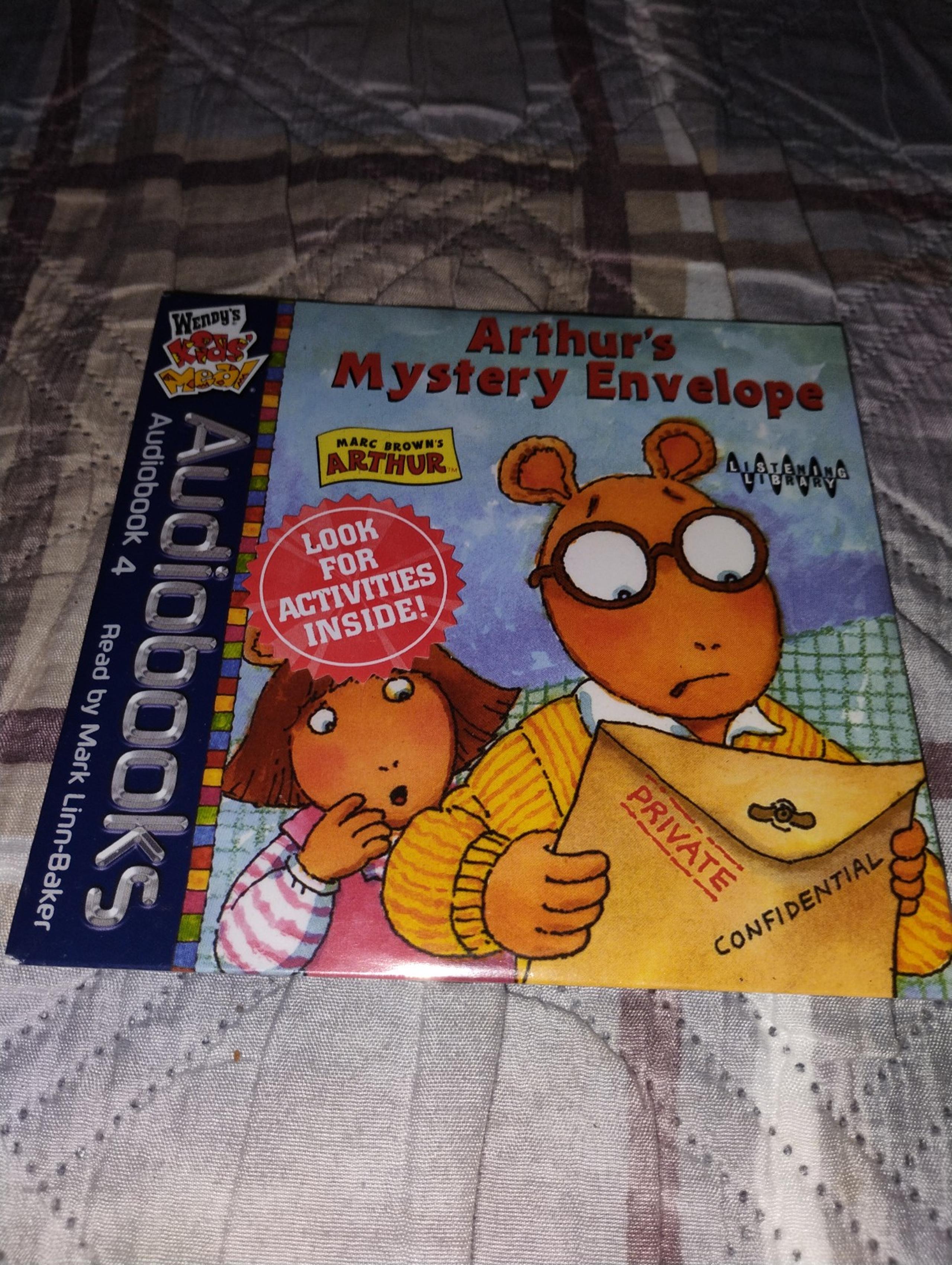 ARTHURS MYSTERY ENVELOPE Audiobooks CD Audiobook 4 Marc Brown New Sealed