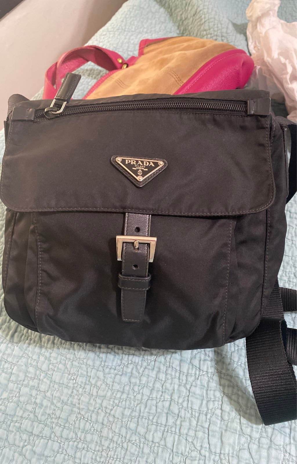 Prada black crossbody bags