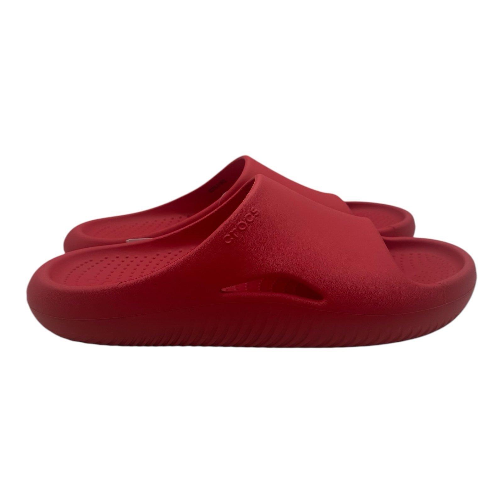 Crocs Mellow Recovery Slide Men's Size 11 Varsity Red Slip On Sandals