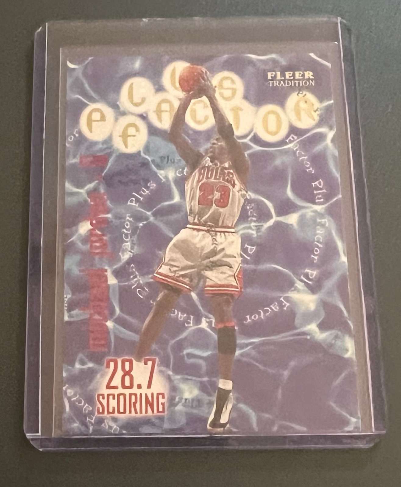 1998-99 Fleer Plus Factor Michael Jordan